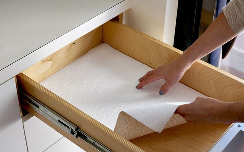 lót ngăn tủ bằng giấy nến