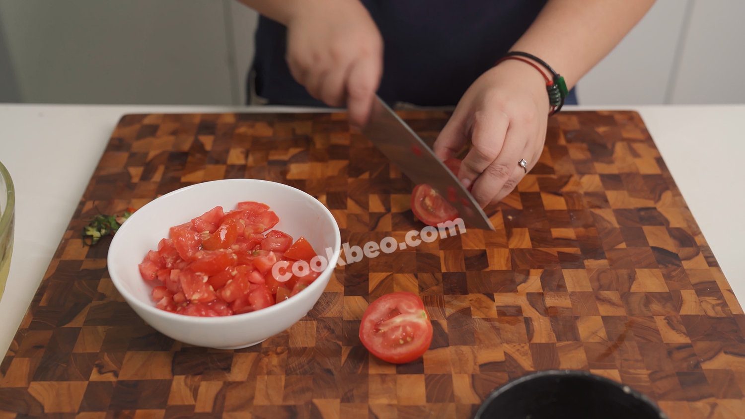 sơ chế cà chua