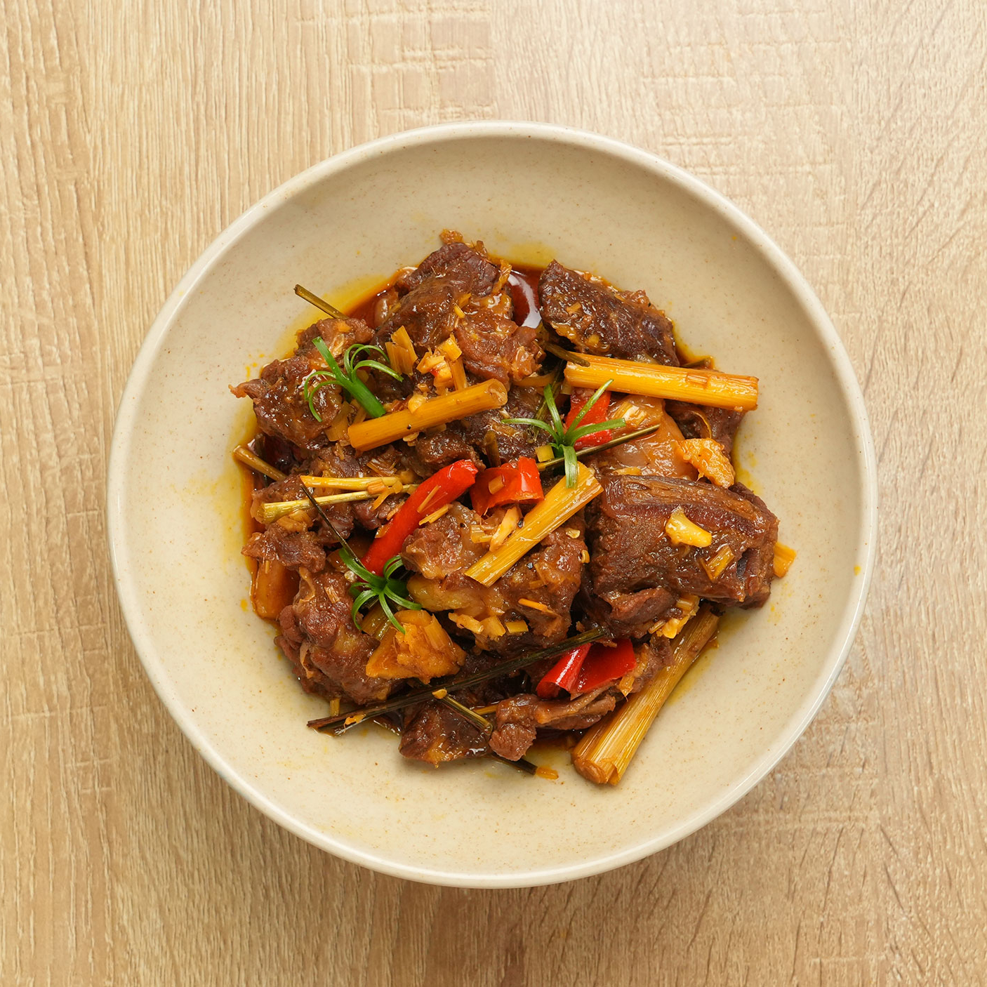 Bò kho sả ớt