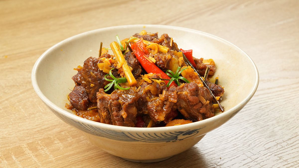 món bò kho sả ớt