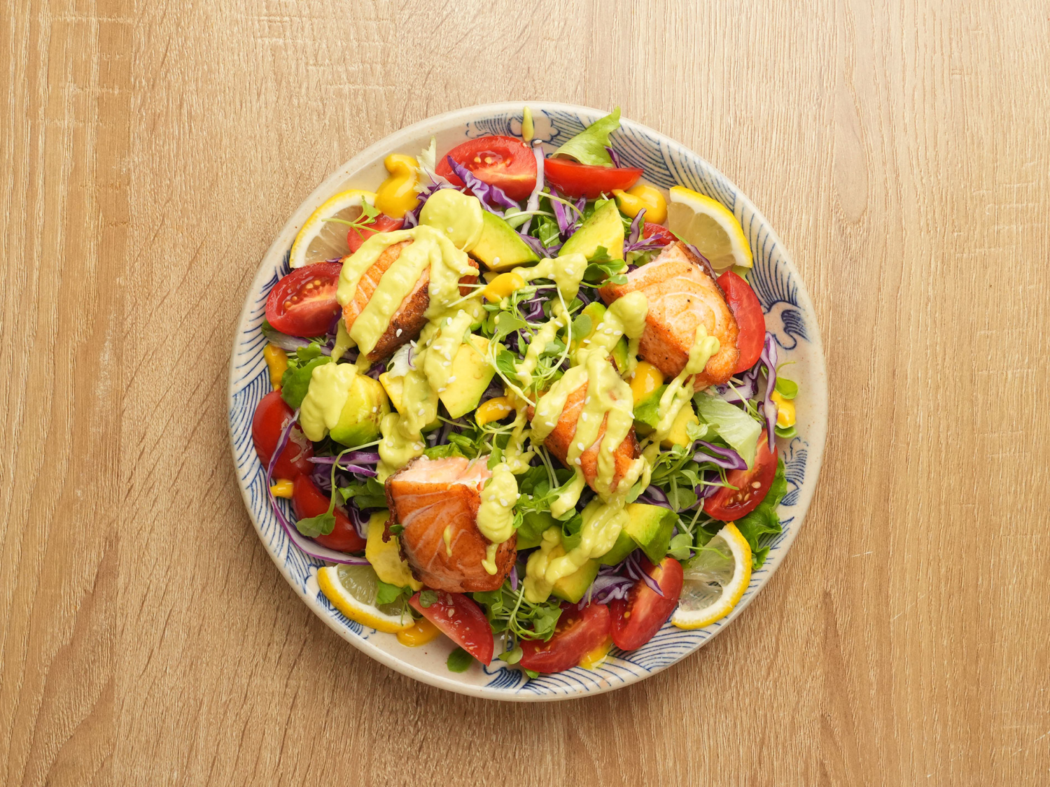 Salad cá hồi