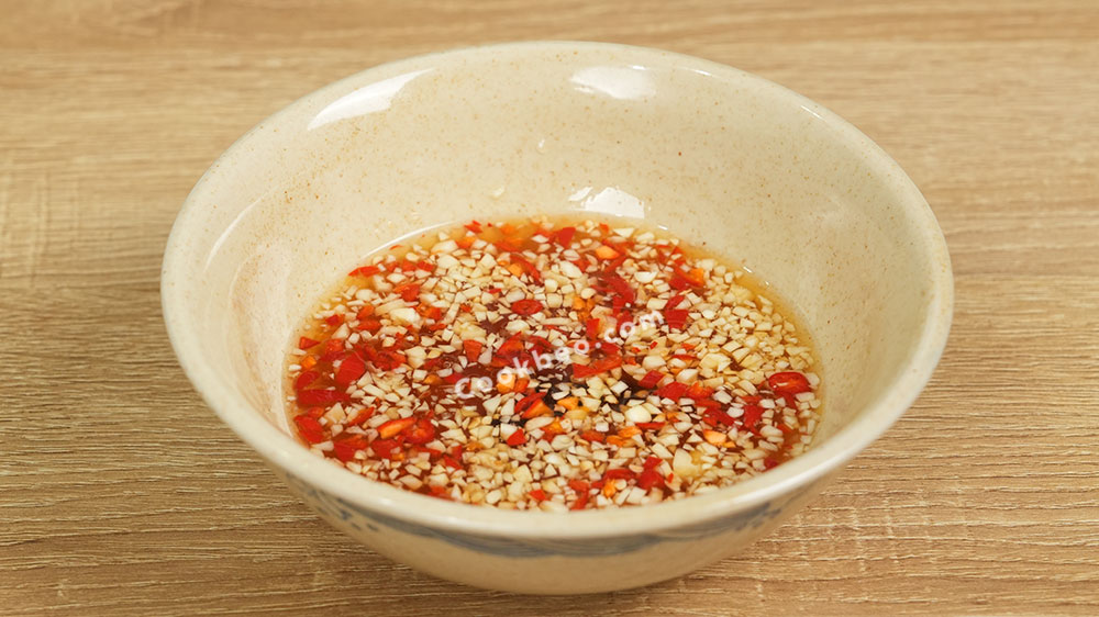 nước mắm chua ngọt chấm bì cuốn