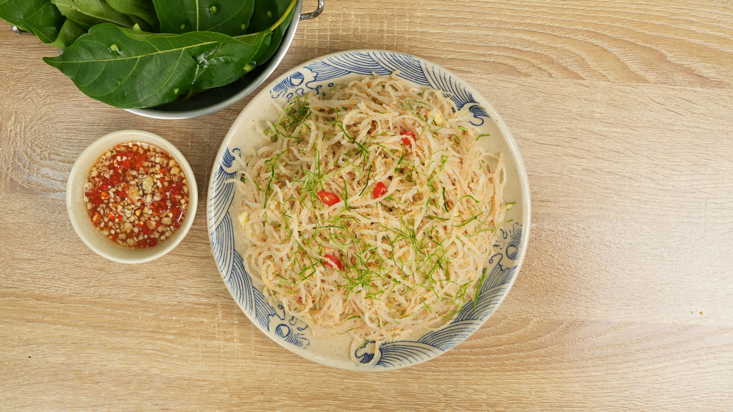 bì heo trộn thính