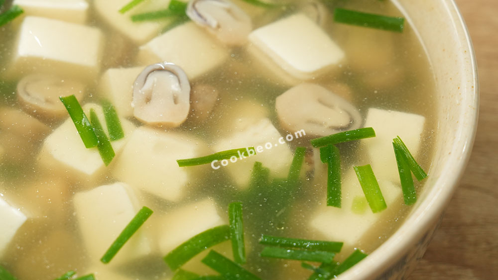 canh hẹ đậu hũ