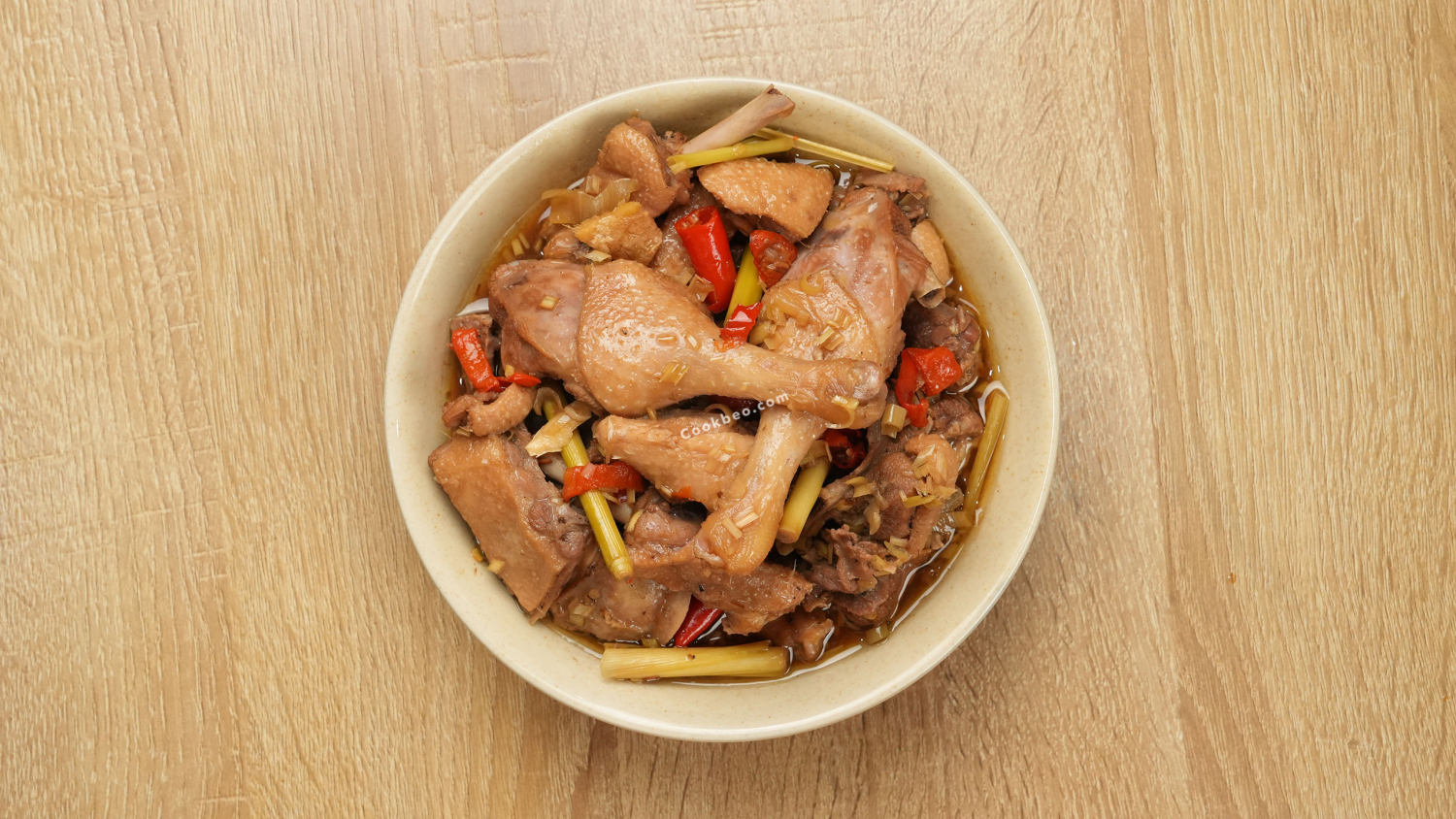 vịt kho sả ớt