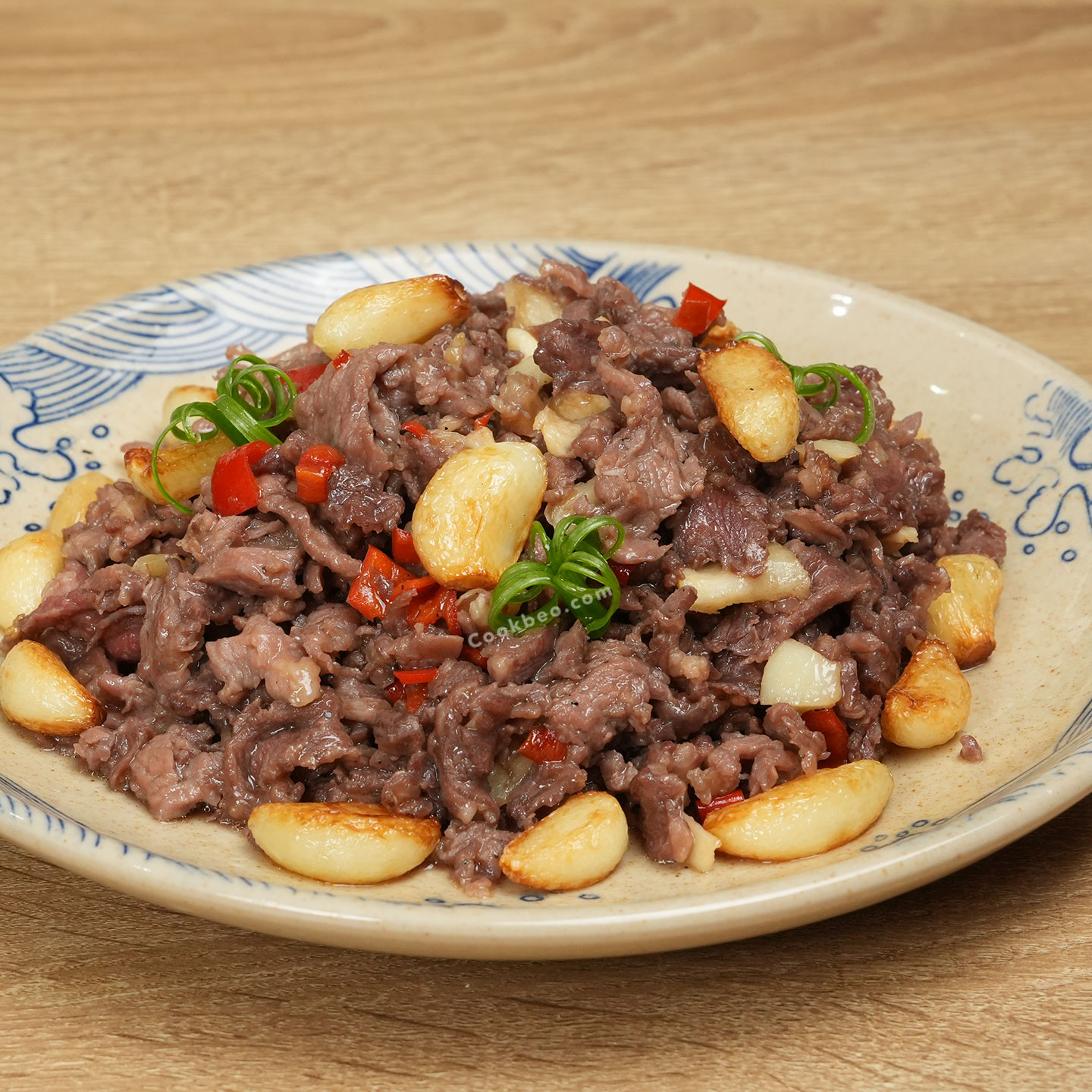 bò xào tỏi