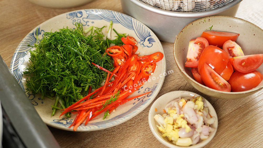 sơ chế nguyên liệu
