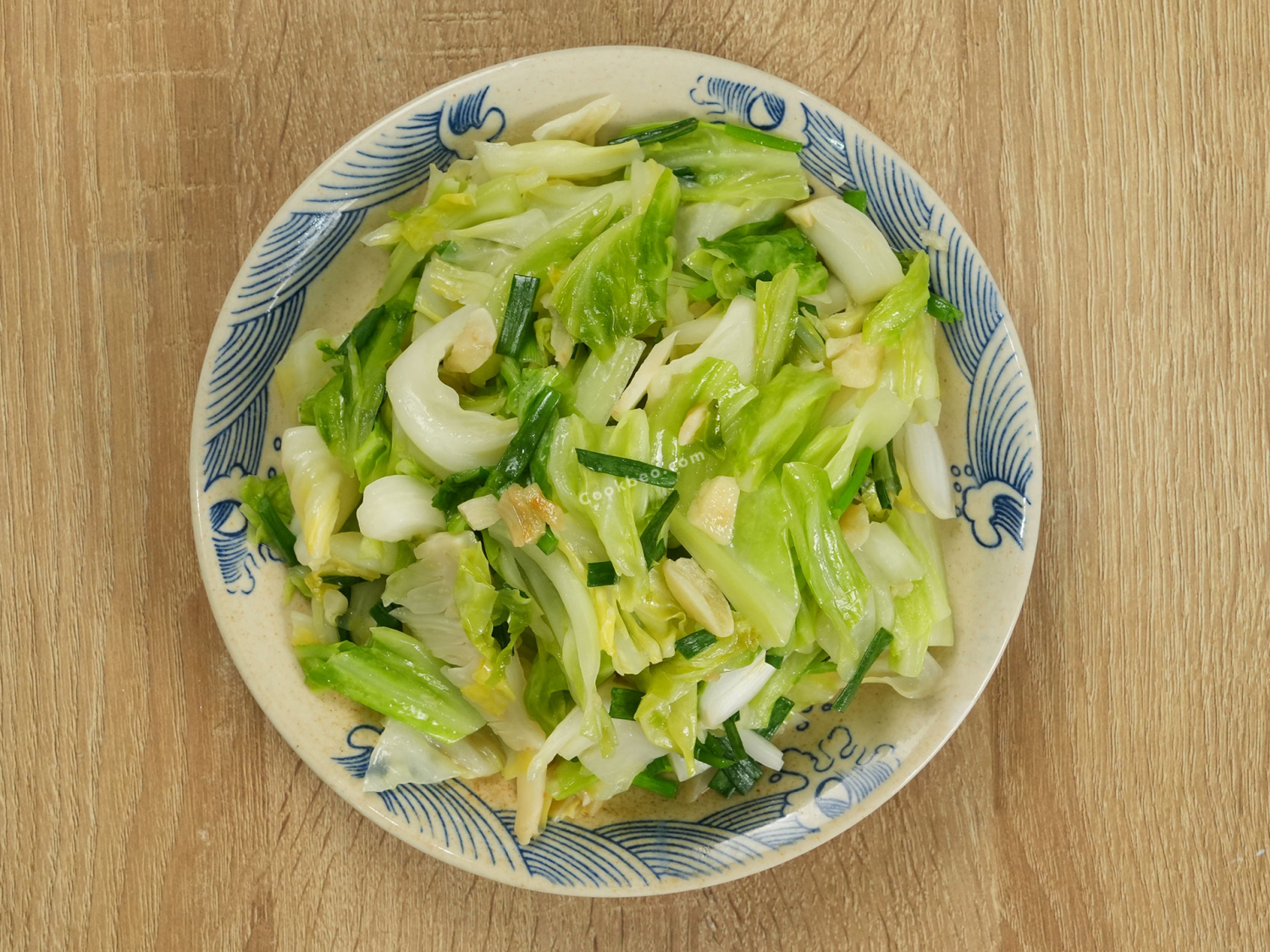 bắp cải xào tỏi