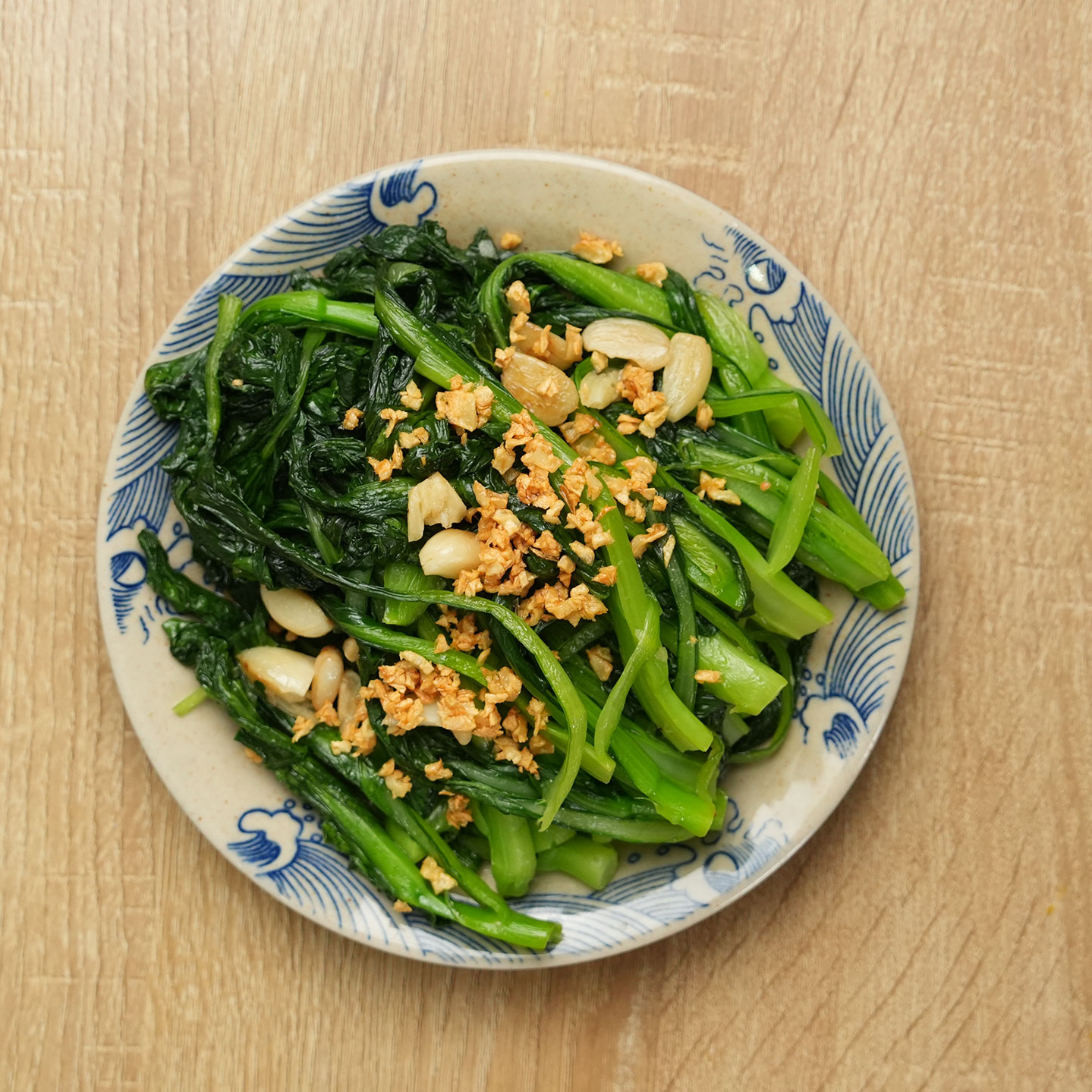 cải ngồng xào tỏi